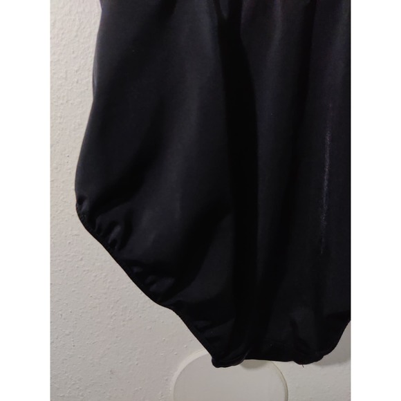 Ken Done Vintage Black Embroidered Fish Scoop Back One Piece Swimsuit 12 - Picture 7 of 9